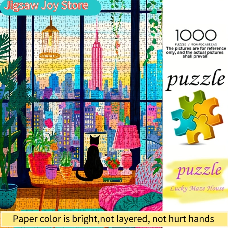 Puzzle en papier DIY, vue noct - The Plant Parent avis et prix