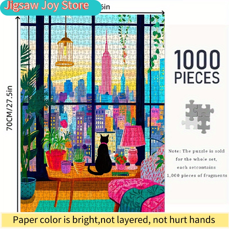 Puzzle en papier DIY, vue noct - The Plant Parent avis et prix