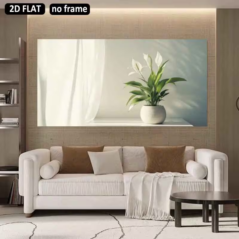 (1 pièce sans cadre) Impressio - Peace Lily White avis et prix