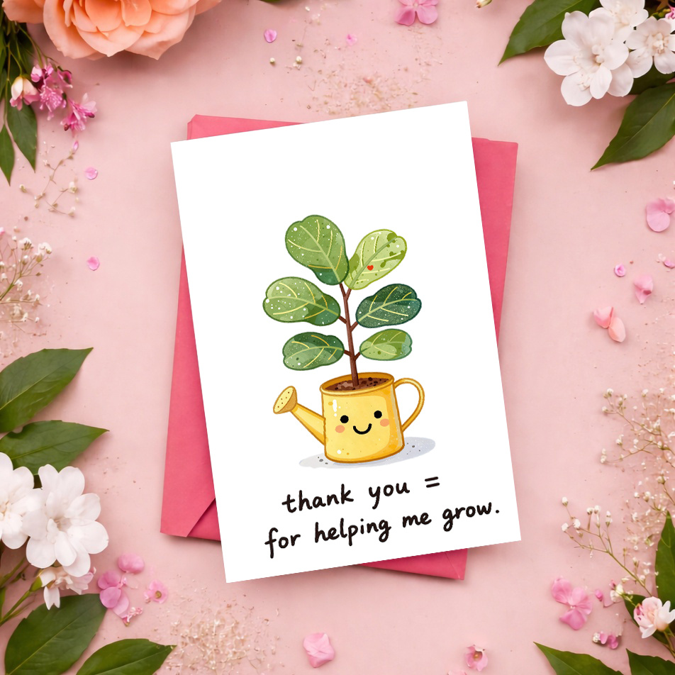 1 Carte de Remerciement Douce  - Plant Parents avis et prix