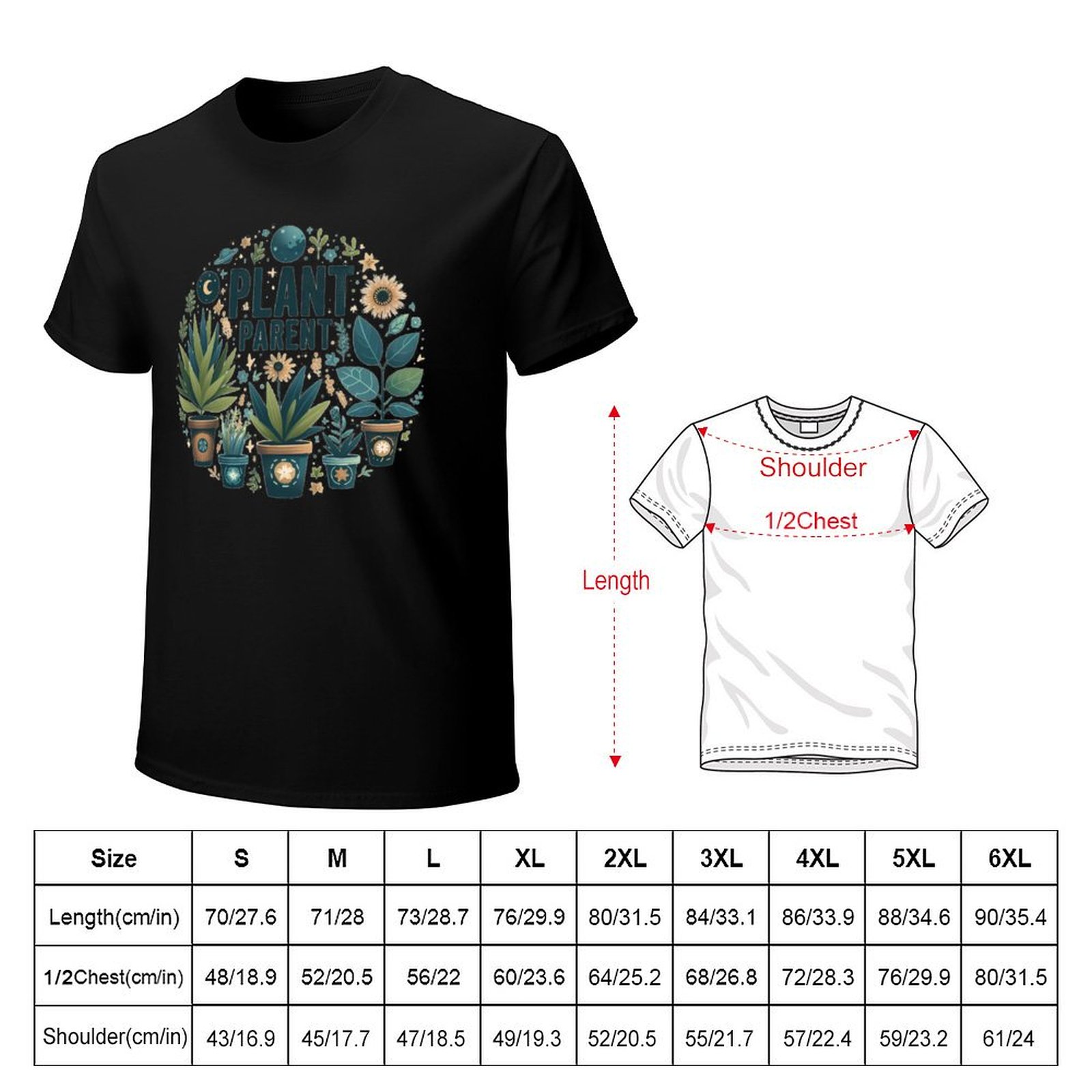 T-shirt imprimé avec motif art - The Plant Parent avis et prix
